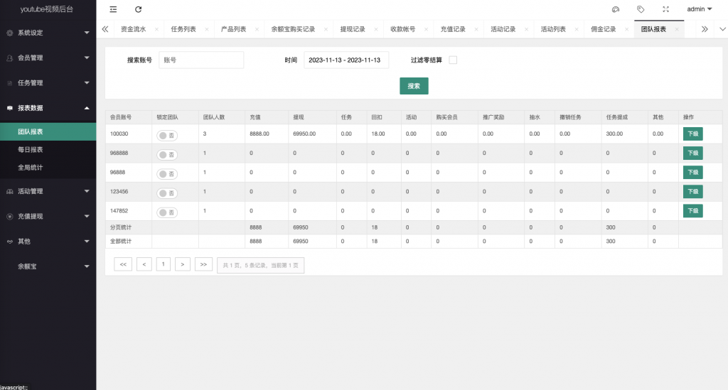 图片[25]-二开多语言VUE国际版影视电影返利任务平台源码/余额宝理财-新码网