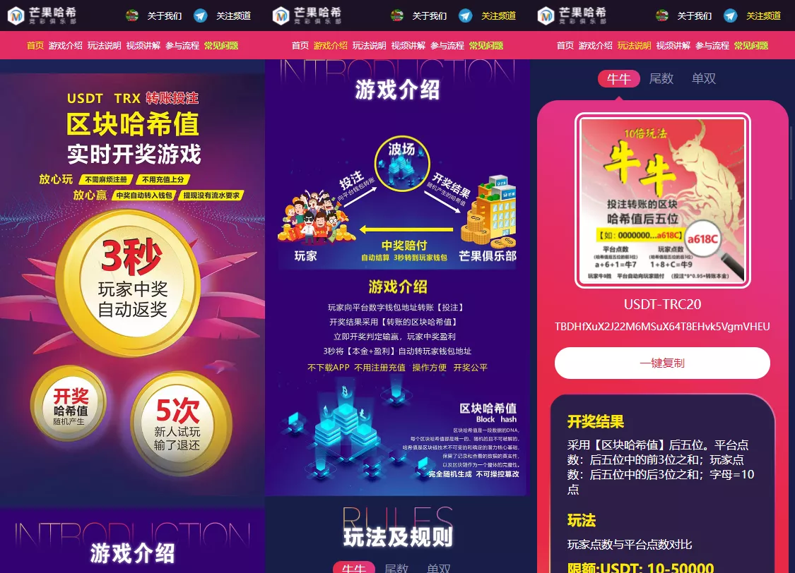 【哈希值竞猜源码】纯合约的返奖辛运哈希源码插图