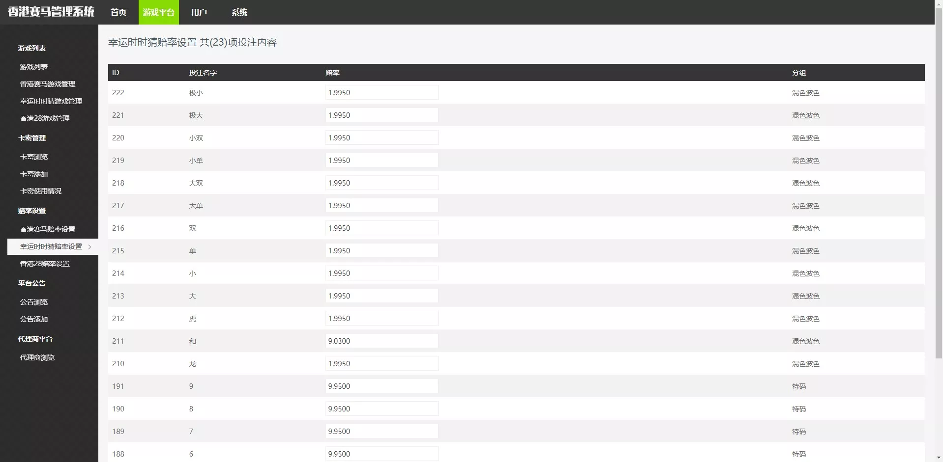 【香港赛马游戏】幸运时时彩+28游戏+完美运营插图12