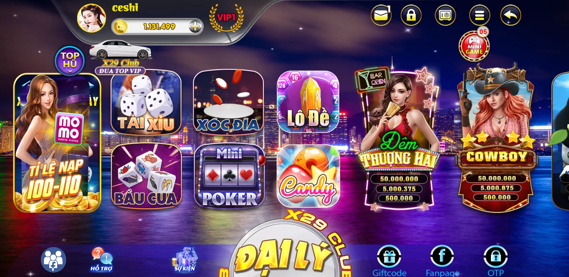 【纯越南语cocos超精美电玩游戏3套UI】拉霸竞猜+带控制+纯源码非组件-新码网