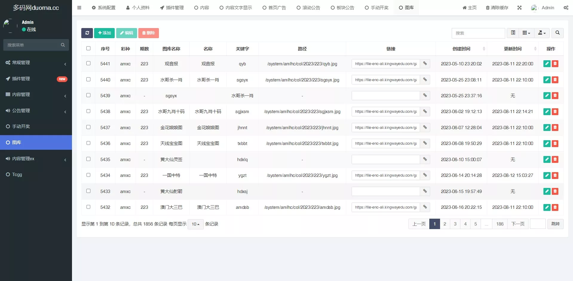 【六合心水网站源码】六合心水资料论坛+六合开奖网+全开源可二开+独立后台+带采集+手动开奖插图6