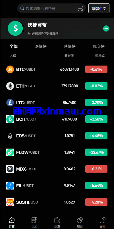 图片[3]-多语言交易所系统/秒合约交易/币币合约/c2c/质押投资-新码网