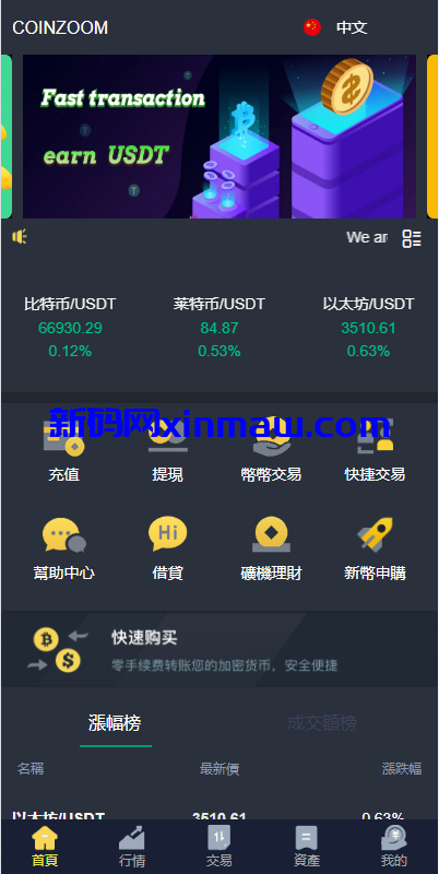 图片[2]-新版UI交易所系统/海外微盘系统/币币合约期权交易源码-新码网