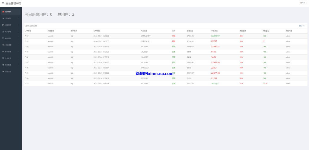 图片[19]-新版UI交易所系统/海外微盘系统/币币合约期权交易源码-新码网