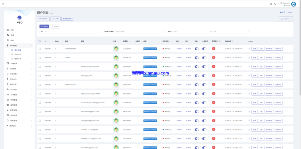 图片[26]-多语言交易所系统/秒合约/期权/合约/新币申购/投资理财-新码网