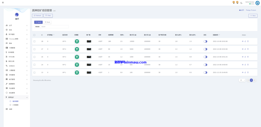 图片[23]-新UI多语言交易所系统/DAPP登陆/合约/期权交易/质押申购-新码网