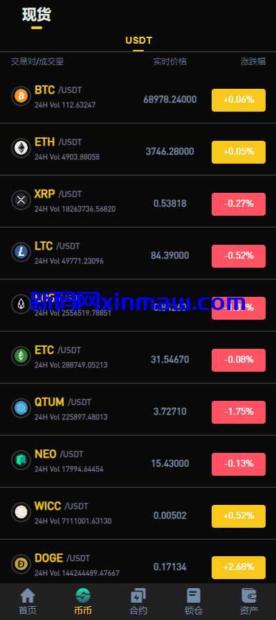 图片[5]-多语言交易所系统/秒合约交易/永续合约/锁仓挖矿/前端uniapp-新码网
