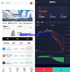 新UI微盘系统/虚拟币微交易/秒合约时间盘-新码网