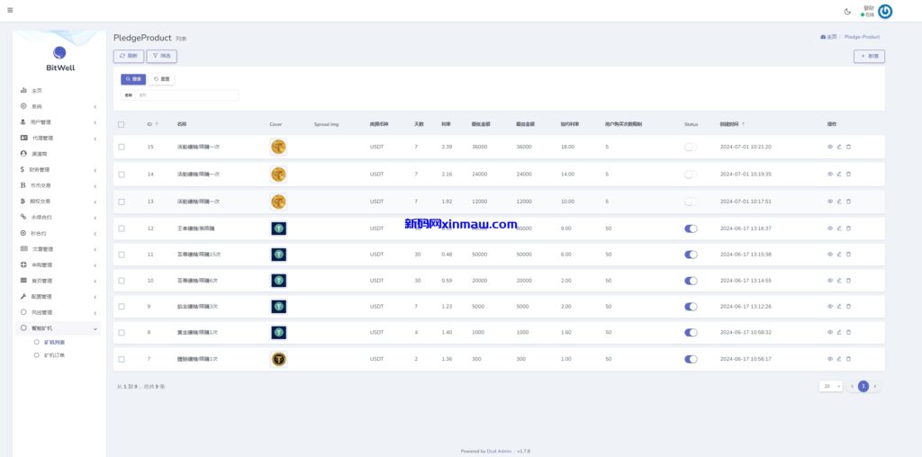 图片[22]-多语言仿OKX交易所/DAPP秒合约交易所/质押申购-新码网