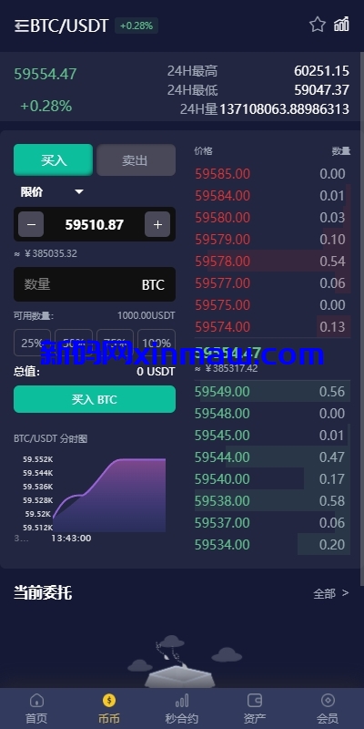 图片[3]-多语言仿OKX交易所/DAPP秒合约交易所/质押申购-新码网