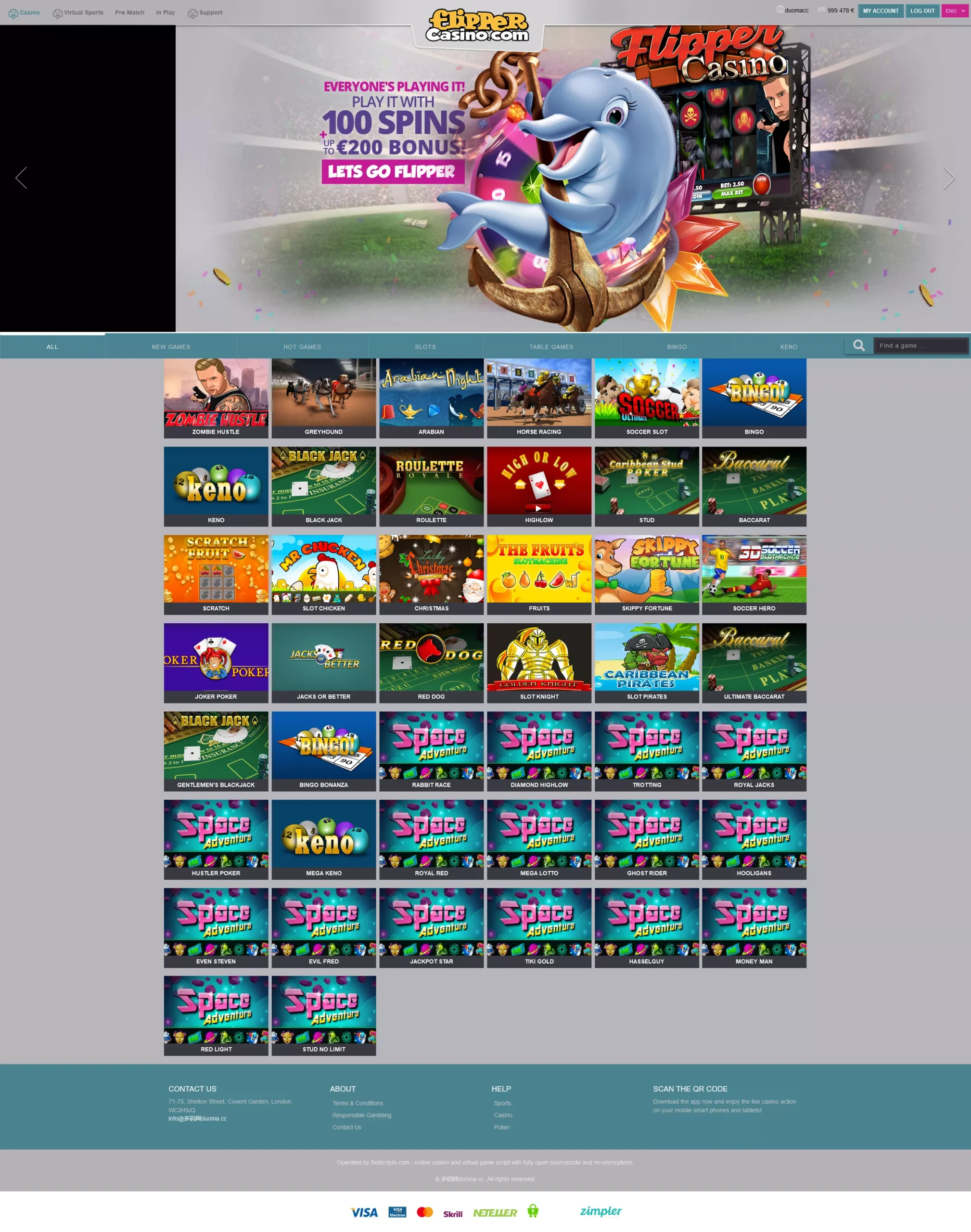 【海外游戏】Casino多语言海外电子游戏+带搭建文档插图