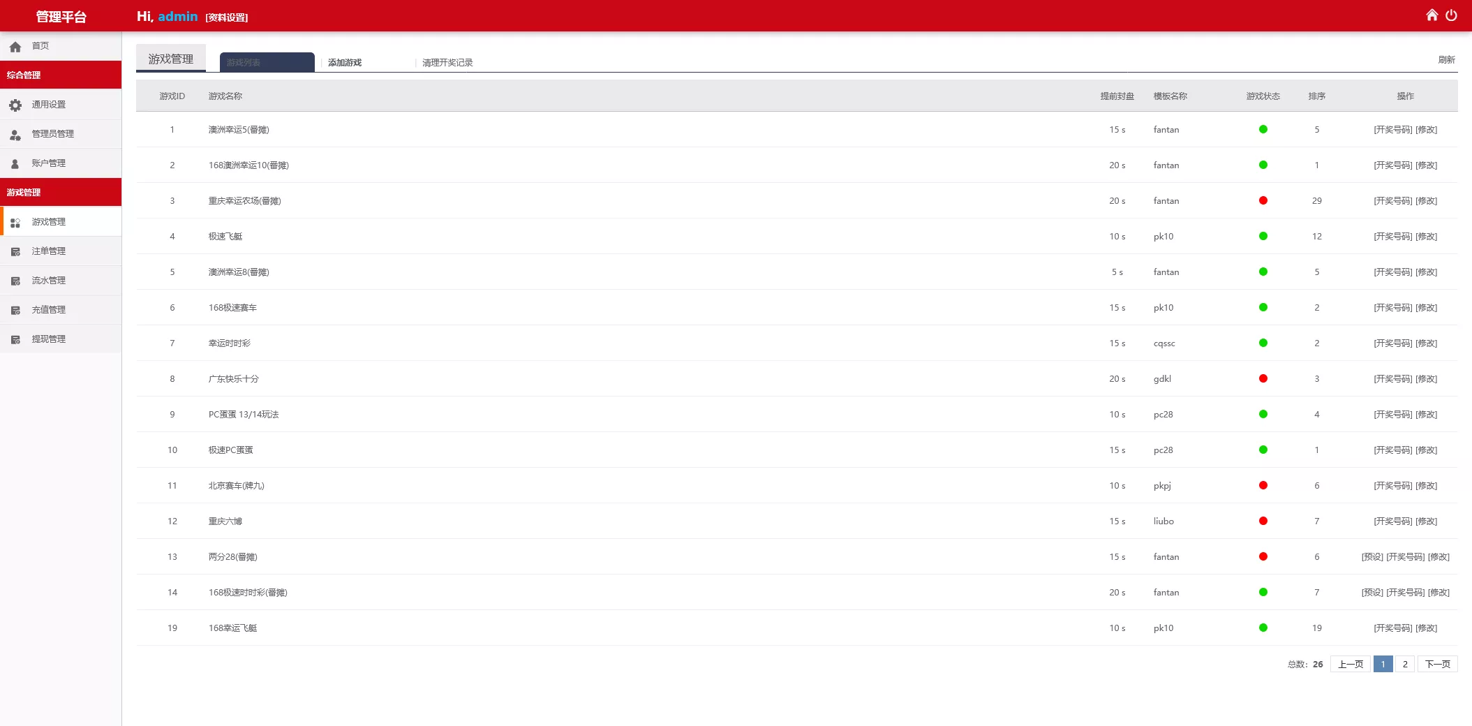 【翻摊玩法彩票源码】纯源码+第三方接口+系统彩插图25