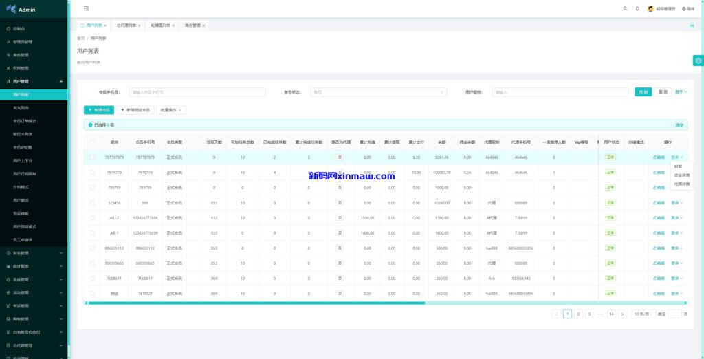 图片[16]-海外抢单刷单系统/手动派单/分组模式/余额宝/总代理/代理-新码网
