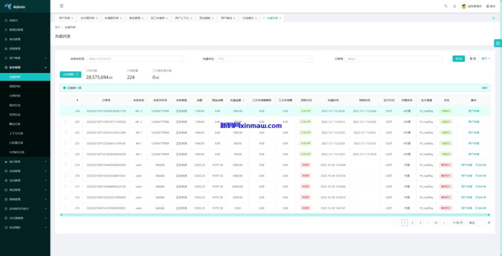 图片[20]-海外抢单刷单系统/手动派单/分组模式/余额宝/总代理/代理-新码网