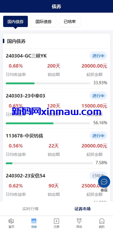 图片[4]-股票债券投资理财系统/贷款/投资收益计算/前端uniapp-新码网
