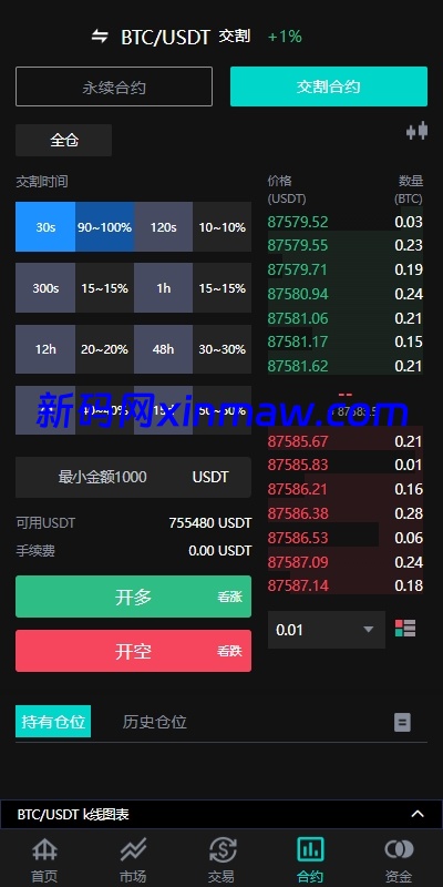 图片[6]-海外多语言交易所系统/永续合约交割合约/C2C/K线控制-新码网海外源码