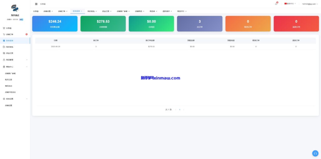 图片[18]-新版跨境电商系统/多语言商城/商家入驻/一键铺货后台下单-新码网