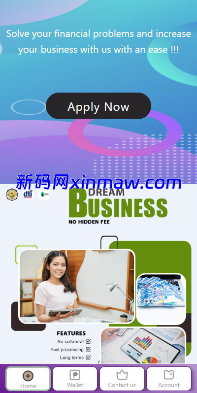 图片[1]-新版海外贷款系统/小额贷款平台/信用分/合同/提现码-新码网