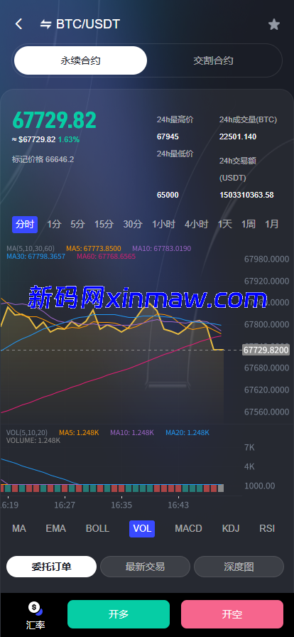 图片[11]-全新java综合交易所/加密货币/外汇/期货/美股/全开源综合交易所源码-新码网