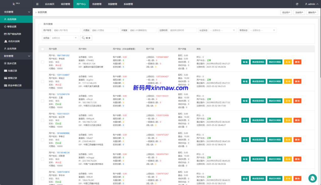 图片[15]-新UI投资理财系统/一路一带投资/签到/邀请返利-新码网