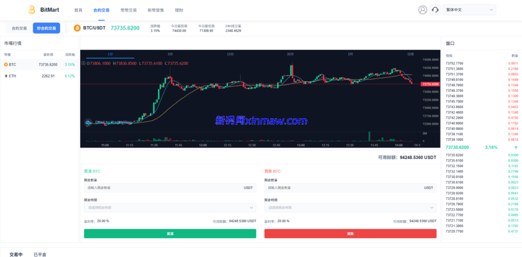 图片[18]-多语言交易所系统/秒合约/合约币币/理财/平台币-新码网