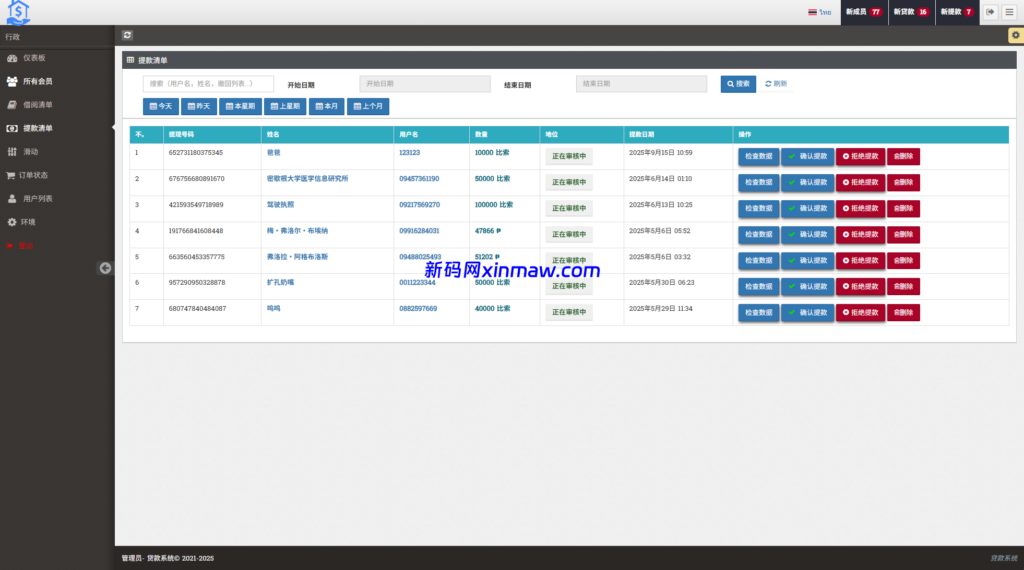 图片[18]-新版海外贷款系统/小额贷款平台/信用分/合同/提现码-新码网
