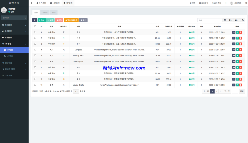 图片[18]-海外短剧系统/多语言短剧/收费短剧剧集/saas版源码-新码网