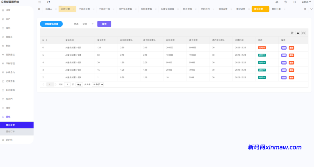 图片[28]-多语言综合交易所系统/外汇/期货/虚拟币/量化/申购交易-新码网
