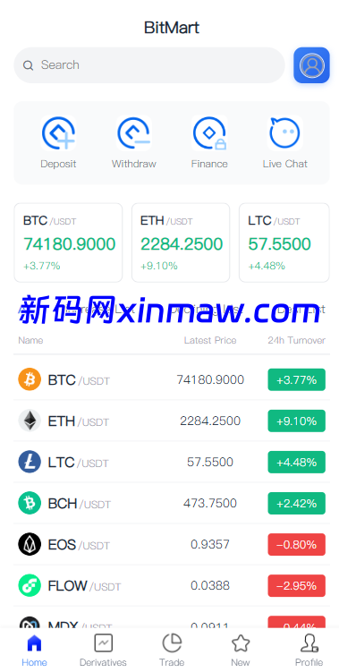 图片[3]-多语言交易所系统/秒合约/合约币币/理财/平台币-新码网