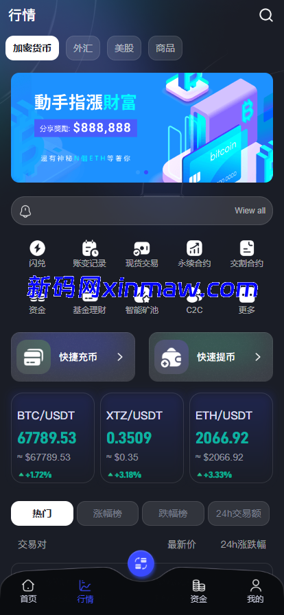 图片[3]-全新java综合交易所/加密货币/外汇/期货/美股/全开源综合交易所源码-新码网