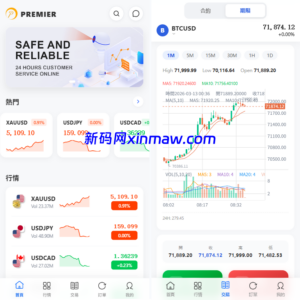 多语言DAPP综合盘交易所/外汇/虚拟币/贵金属/AI控盘-新码网