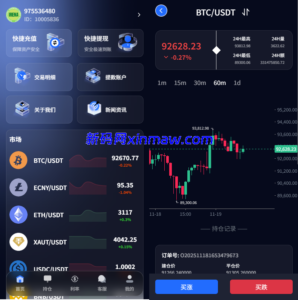 新版海外微盘系统/多语言微交易/虚拟币秒合约/时间盘-新码网