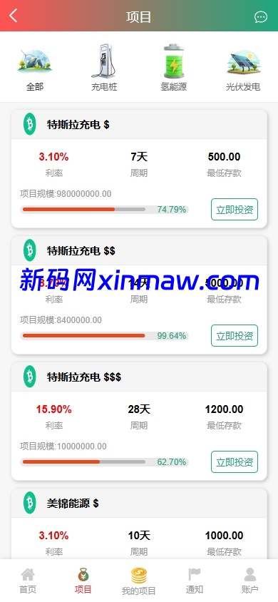 图片[4]-新UI新能源充电桩投资系统/海外投资理财/前端VUE-新码网海外源码