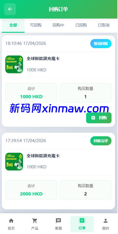 图片[6]-海外新能源商品回收系统：多语言与信用分支持-新码网海外源码
