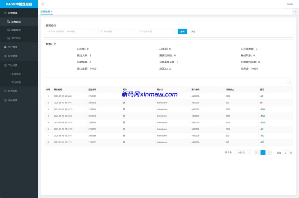 图片[8]-快三投注系统Java开发 TG投注机器人 TG游戏VUE后台全开源源码-新码网海外源码