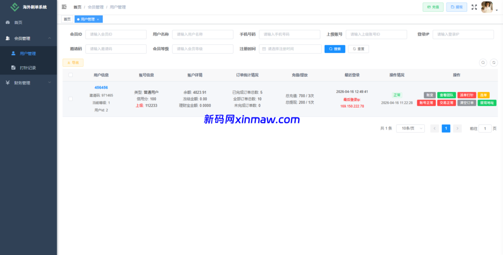 图片[14]-JAVA抢单刷单系统/打针派单/连单/重置订单/信用分-新码网海外源码