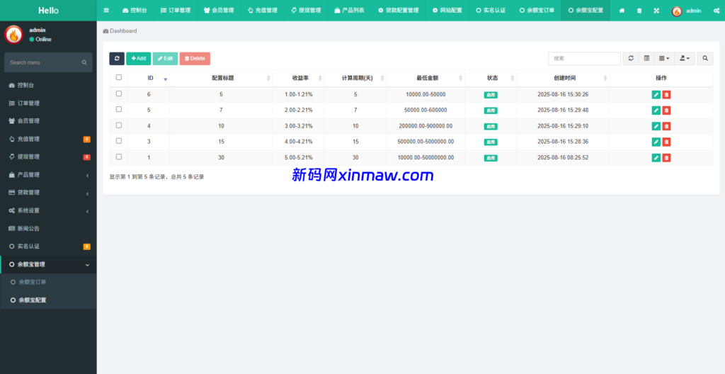 图片[27]-多语言秒合约/虚拟币/贵金属/外汇交易/贷款/投资-新码网海外源码
