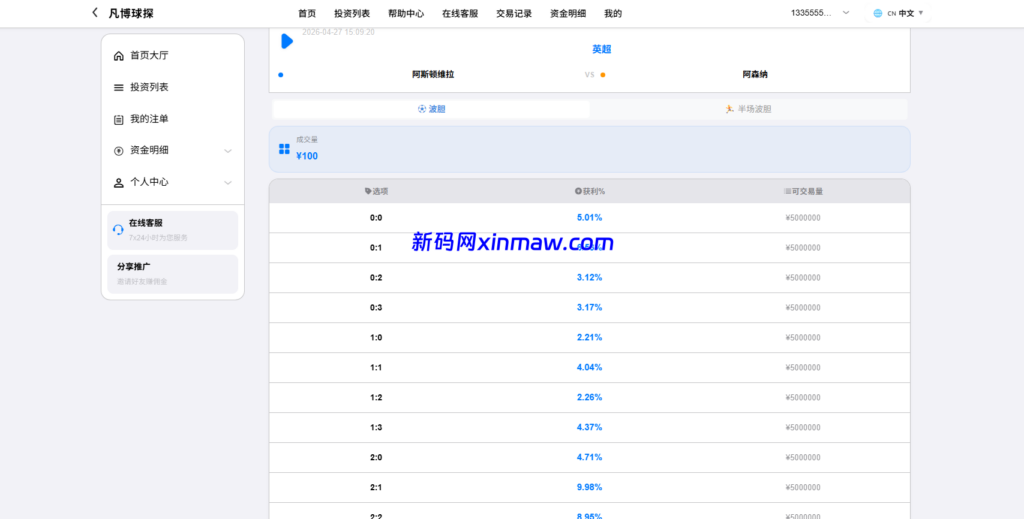 图片[4]-海外反波胆系统/电脑自适应/球盘源码/足球下注-新码网海外源码