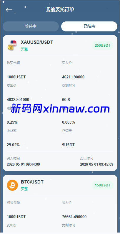 图片[8]-海外DAPP秒合约交易所/黄金/外汇/贷款/量化/信用分-新码网海外源码