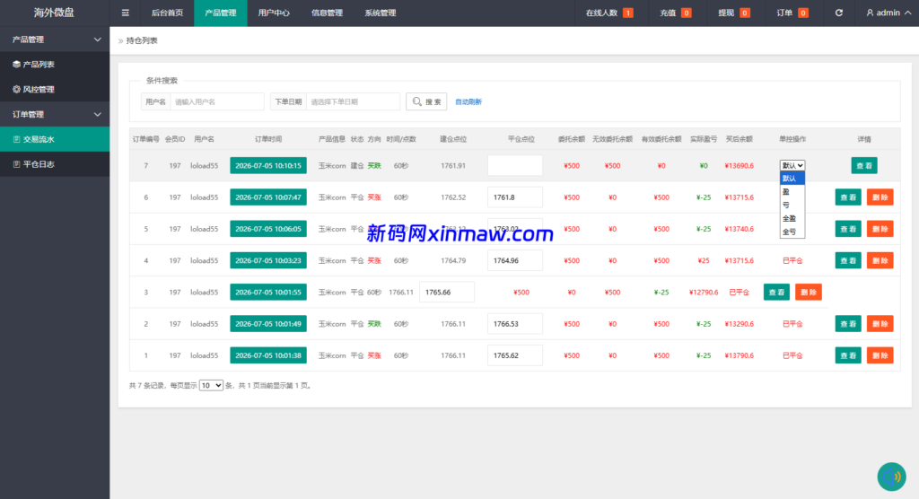 图片[20]-新版农产品微交易系统/PC自适应/信用分/委买微盘-新码网海外源码