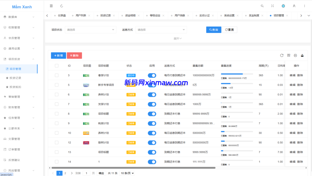 图片[23]-多语言投资理财系统/绿色种树/签到/任务/转盘/分销-新码网海外源码